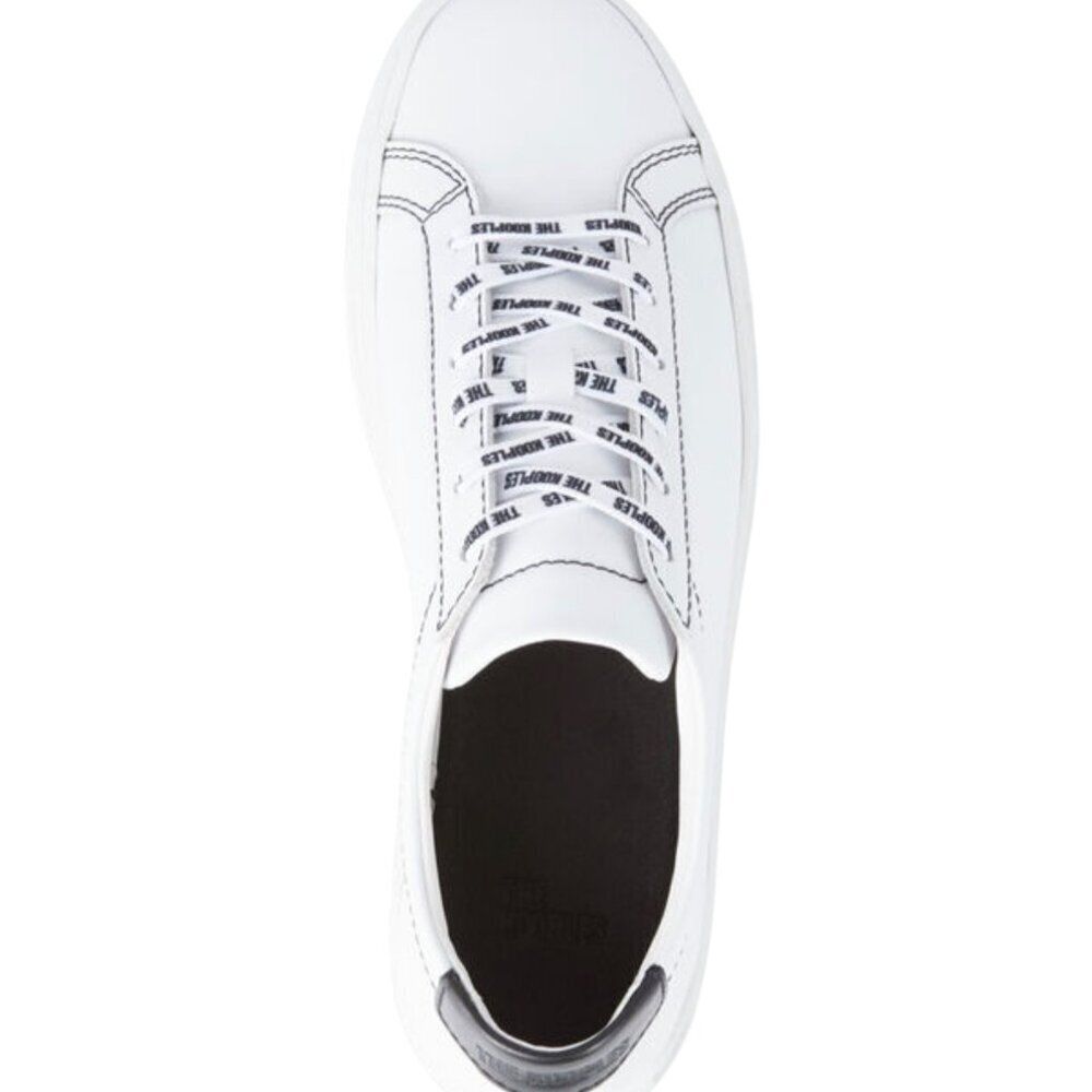 The Kooples White Leather Logo Sneakers Size 40 (US 9) | Extra Laces | Made in P